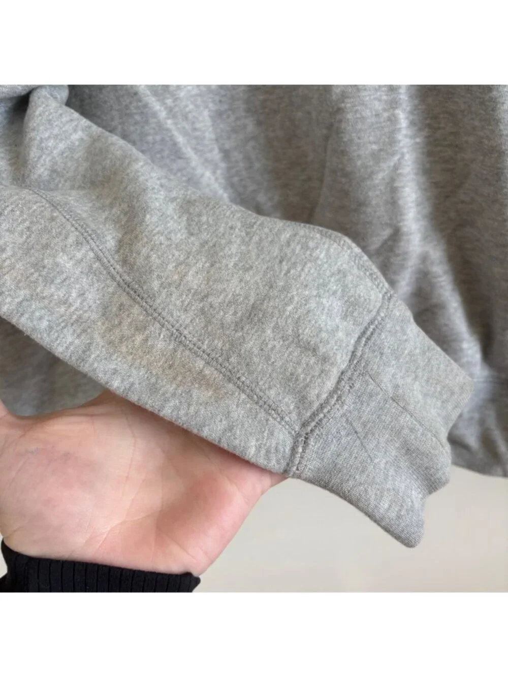 Jordan Athletic Pullover Graphic Hooded Sweatshirt Heathered Grey Men’s Size M
